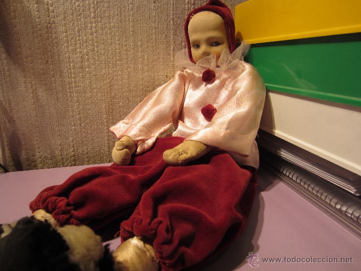 Mu&ntilde;eca espa&ntilde;ola clasica: mu&ntilde;eca arlequin de trapo - Foto 1