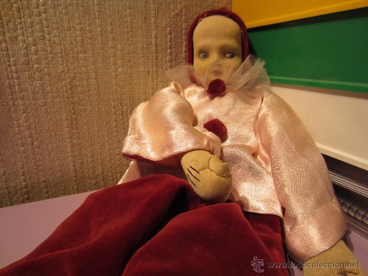 Mu&ntilde;eca espa&ntilde;ola clasica: mu&ntilde;eca arlequin de trapo - Foto 3