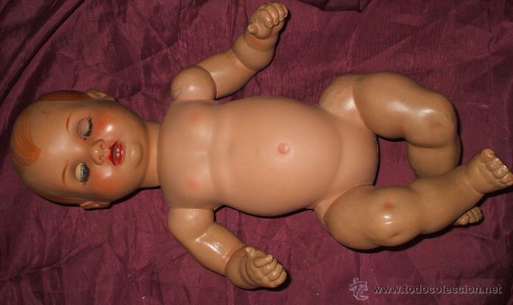 Mu&ntilde;eca espa&ntilde;ola clasica: MU&Ntilde;ECO BEBE MANOLIN DE INDUSTRIAS DIANA CELULOIDE 1950 - Foto 6