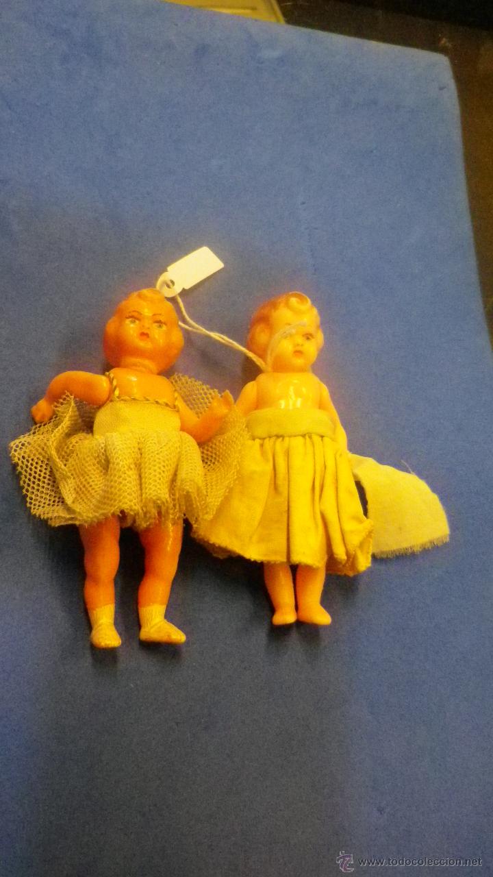 Mu&ntilde;eca espa&ntilde;ola clasica: pareja de mu&ntilde;ecas pl&aacute;stico duro  celuloide a&ntilde;os 60 - Foto 1