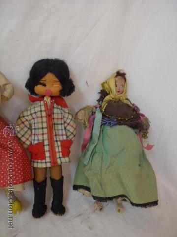 Mu&ntilde;eca espa&ntilde;ola clasica: Lote de 4 mu&ntilde;ecas espa&ntilde;olas antiguas - Foto 3