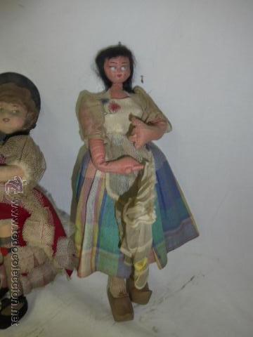 Mu&ntilde;eca espa&ntilde;ola clasica: Lote de 3 mu&ntilde;ecas espa&ntilde;olas antiguas - Foto 2