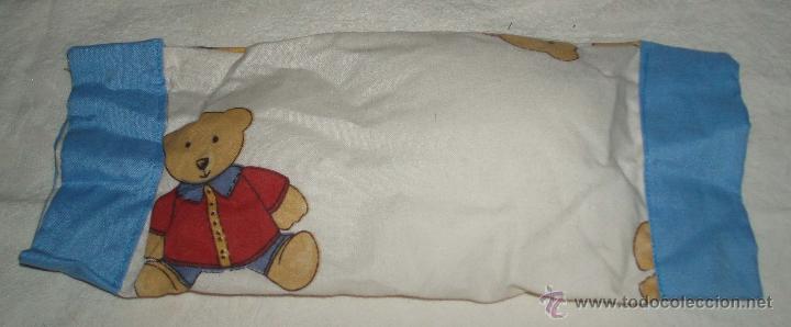 Mu&ntilde;eca espa&ntilde;ola clasica: cojin y funda de ositos para cuna de mu&ntilde;eca - Foto 1