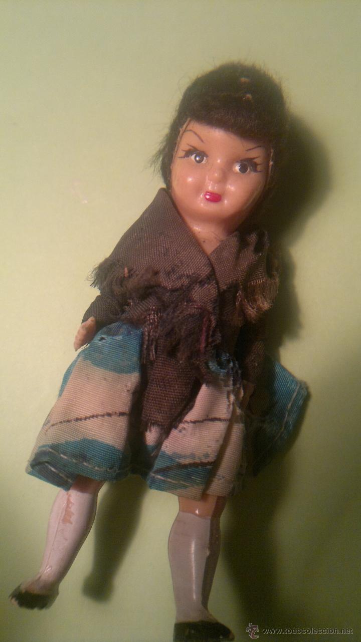 Mu&ntilde;eca espa&ntilde;ola clasica: ANTIGUA PEQUE&Ntilde;A MU&Ntilde;ECA EN CELULOIDE - Foto 1