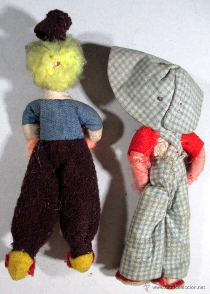 Mu&ntilde;eca espa&ntilde;ola clasica: 2 MU&Ntilde;ECAS ANTIGUAS DE TRAPO , TIPO CELI , ORGINALES - Foto 3