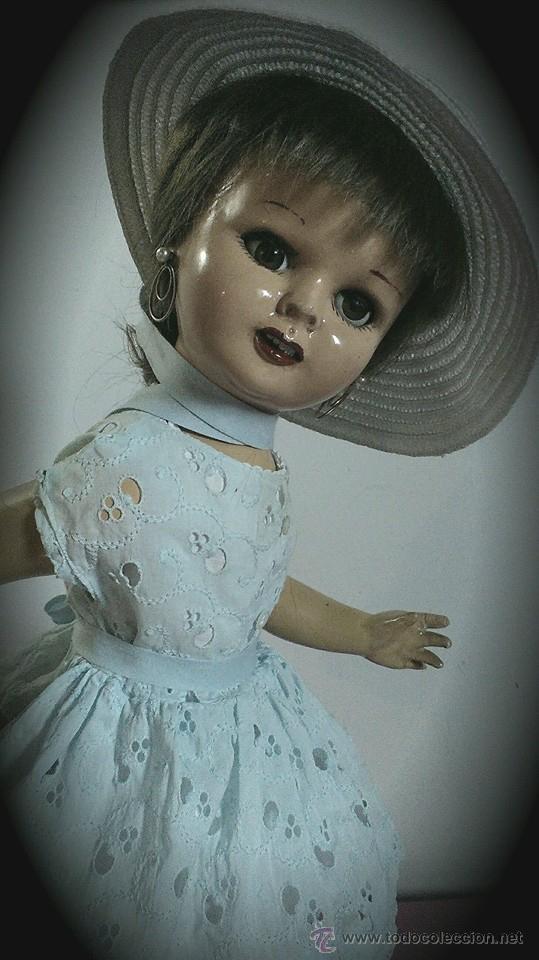 Mu&ntilde;eca espa&ntilde;ola clasica: Mu&ntilde;eca de los a&ntilde;os 40 o 50 - Foto 1