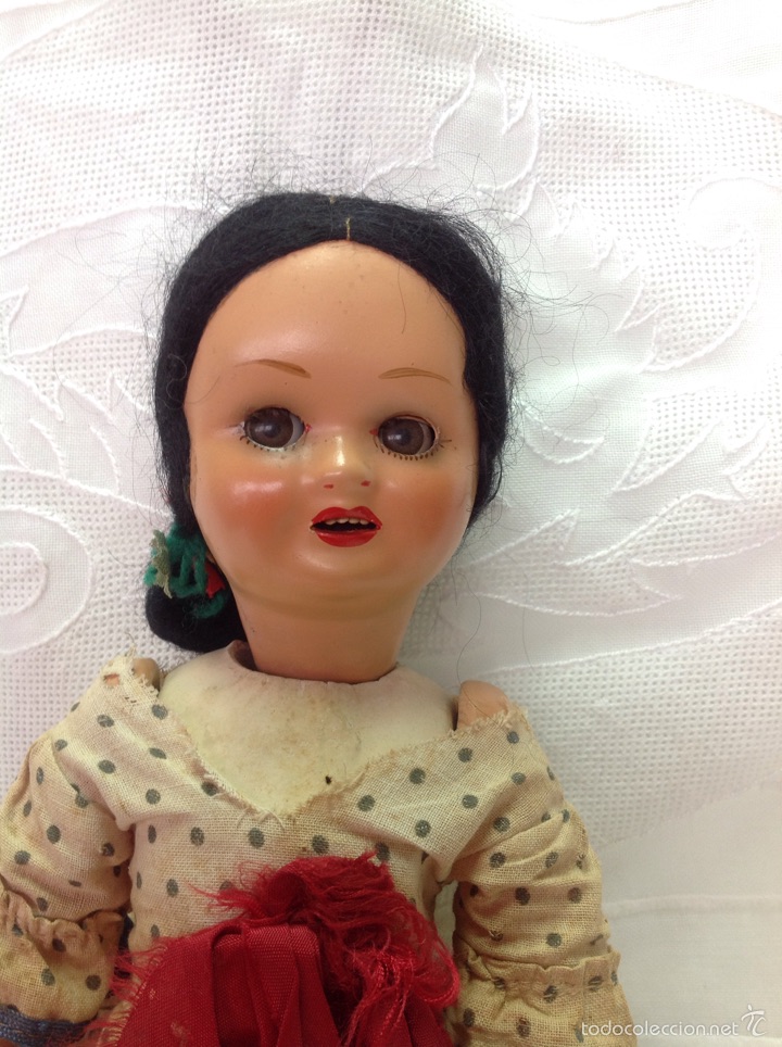 Mu&ntilde;eca espa&ntilde;ola clasica: Mu&ntilde;eca de cart&oacute;n piedra - Foto 1