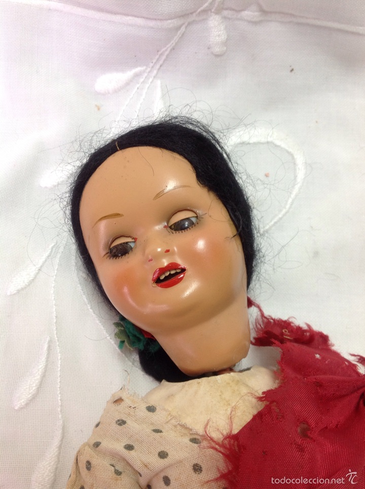 Mu&ntilde;eca espa&ntilde;ola clasica: Mu&ntilde;eca de cart&oacute;n piedra - Foto 2