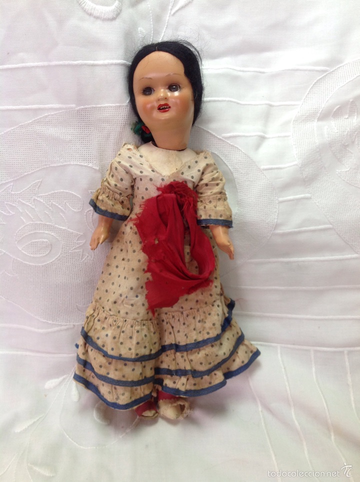 Mu&ntilde;eca espa&ntilde;ola clasica: Mu&ntilde;eca de cart&oacute;n piedra - Foto 3