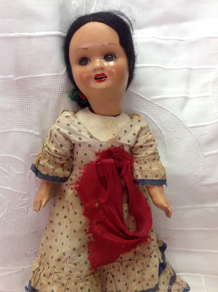 Mu&ntilde;eca espa&ntilde;ola clasica: Mu&ntilde;eca de cart&oacute;n piedra - Foto 4