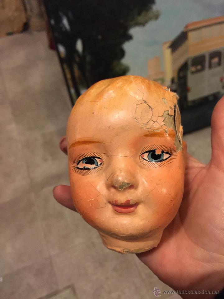 Mu&ntilde;eca espa&ntilde;ola clasica: cabeza de mu&ntilde;eco para restaurar - Foto 1