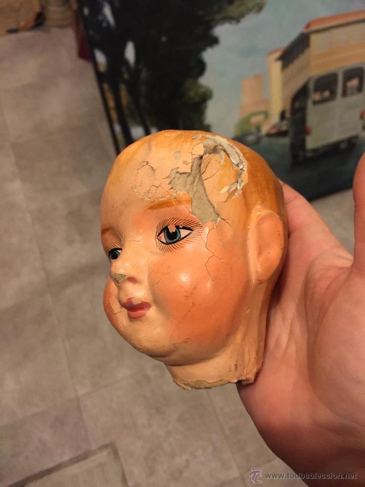 Mu&ntilde;eca espa&ntilde;ola clasica: cabeza de mu&ntilde;eco para restaurar - Foto 2