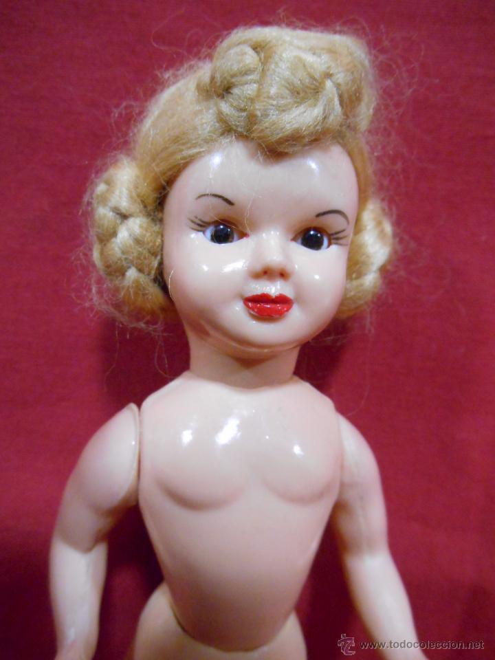 Mu&ntilde;eca espa&ntilde;ola clasica: IMPECABLE MU&Ntilde;ECA ANTIGUA DE CELULOIDE - Foto 2