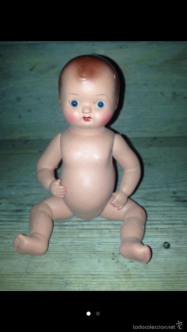 Mu&ntilde;eca espa&ntilde;ola clasica: Mu&ntilde;eco celuloide a&ntilde;o 1940 - Foto 1