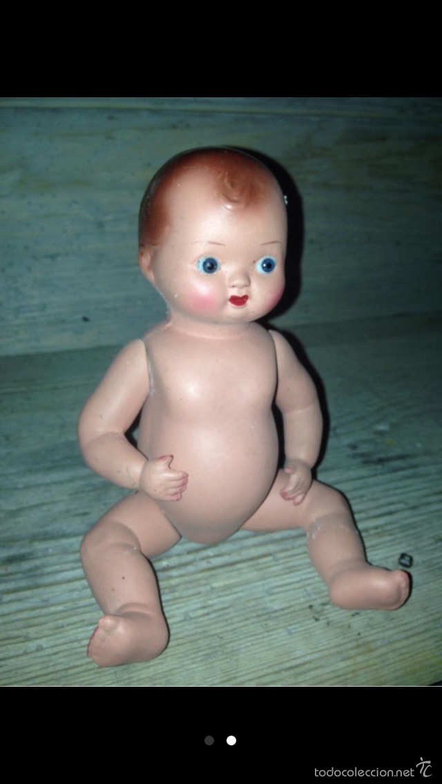 Mu&ntilde;eca espa&ntilde;ola clasica: Mu&ntilde;eco celuloide a&ntilde;o 1940 - Foto 2