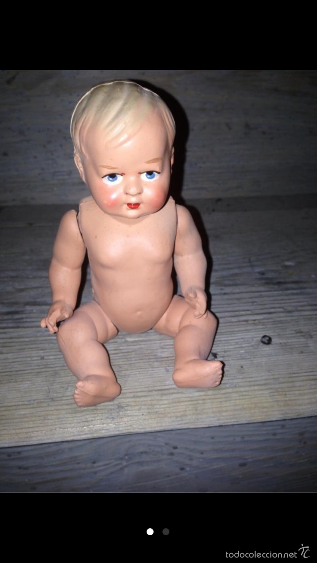 Mu&ntilde;eca espa&ntilde;ola clasica: Mu&ntilde;eco 1950 original - Foto 1