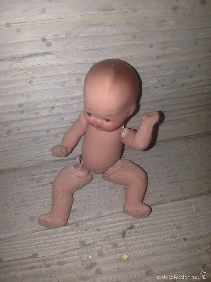 Mu&ntilde;eca espa&ntilde;ola clasica: Mu&ntilde;eco sin ropa a&ntilde;o 1940-50 - Foto 3