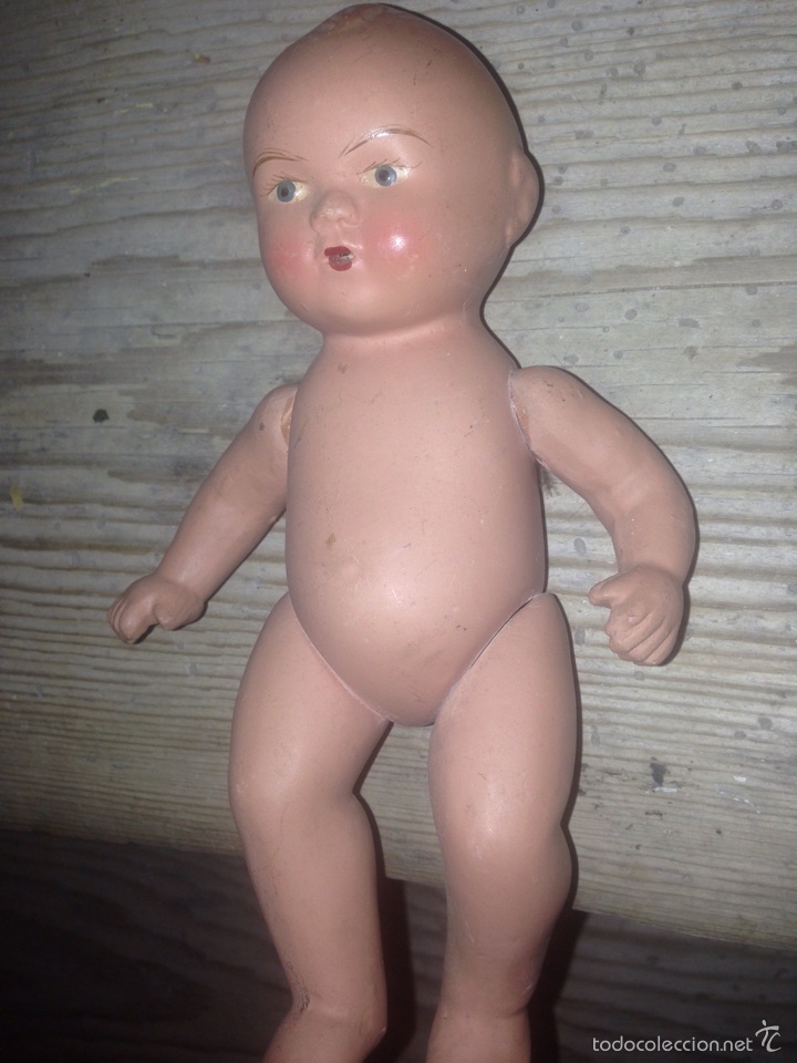 Mu&ntilde;eca espa&ntilde;ola clasica: Mu&ntilde;eco de 1940-50 - Foto 1