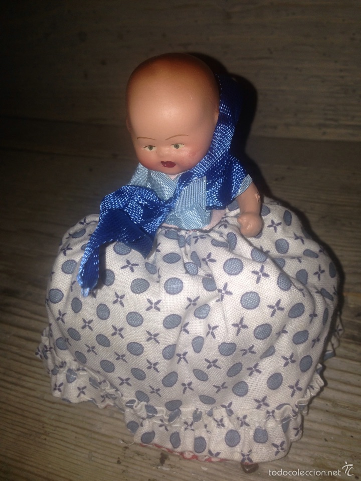 Mu&ntilde;eca espa&ntilde;ola clasica: Mu&ntilde;eco reversible de 1940-50 - Foto 3