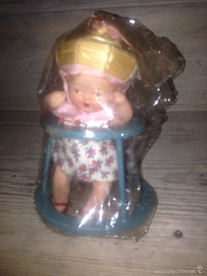 Mu&ntilde;eca espa&ntilde;ola clasica: Mu&ntilde;eco taca-ta 1940-50 - Foto 2
