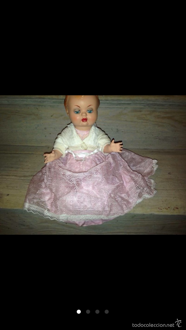 Mu&ntilde;eca espa&ntilde;ola clasica: Mu&ntilde;eca antigua 1940-50 - Foto 1