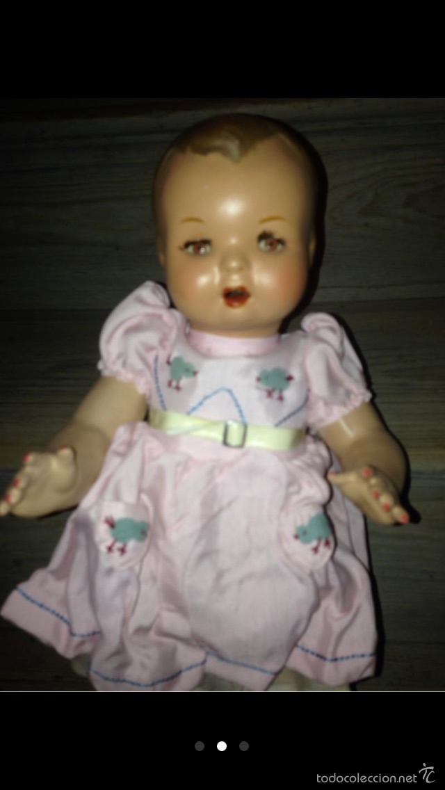 Mu&ntilde;eca espa&ntilde;ola clasica: Mu&ntilde;eca 1940-50 original - Foto 2