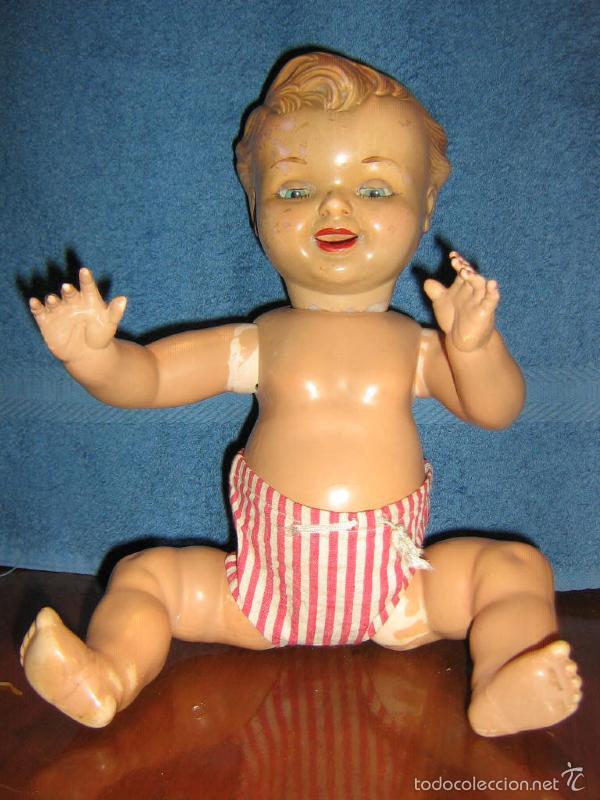 Mu&ntilde;eca espa&ntilde;ola clasica: Mu&ntilde;eco beb&eacute;, marca Diana - Foto 1