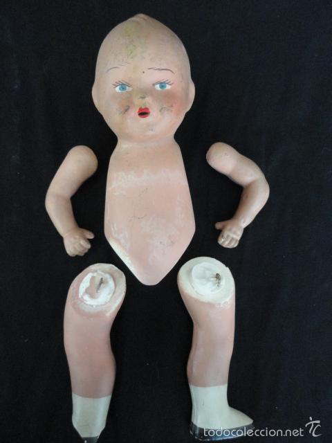 Mu&ntilde;eca espa&ntilde;ola clasica: ANTIGUO MU&Ntilde;ECO DE BISCUIT. - Foto 4
