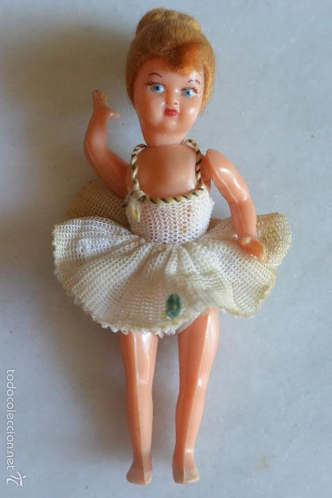 Mu&ntilde;eca espa&ntilde;ola clasica: Mu&ntilde;equita de celuloide sin marca - Foto 1