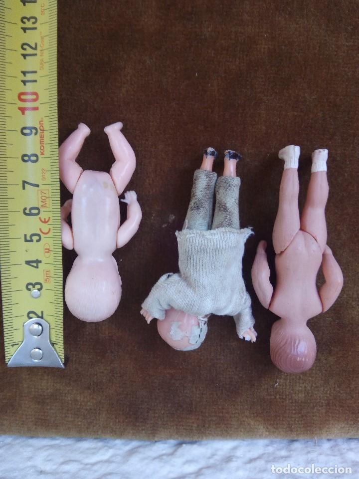 Mu&ntilde;eca espa&ntilde;ola clasica: Lote de tres mu&ntilde;ecas de celuloide peque&ntilde;as - Foto 3
