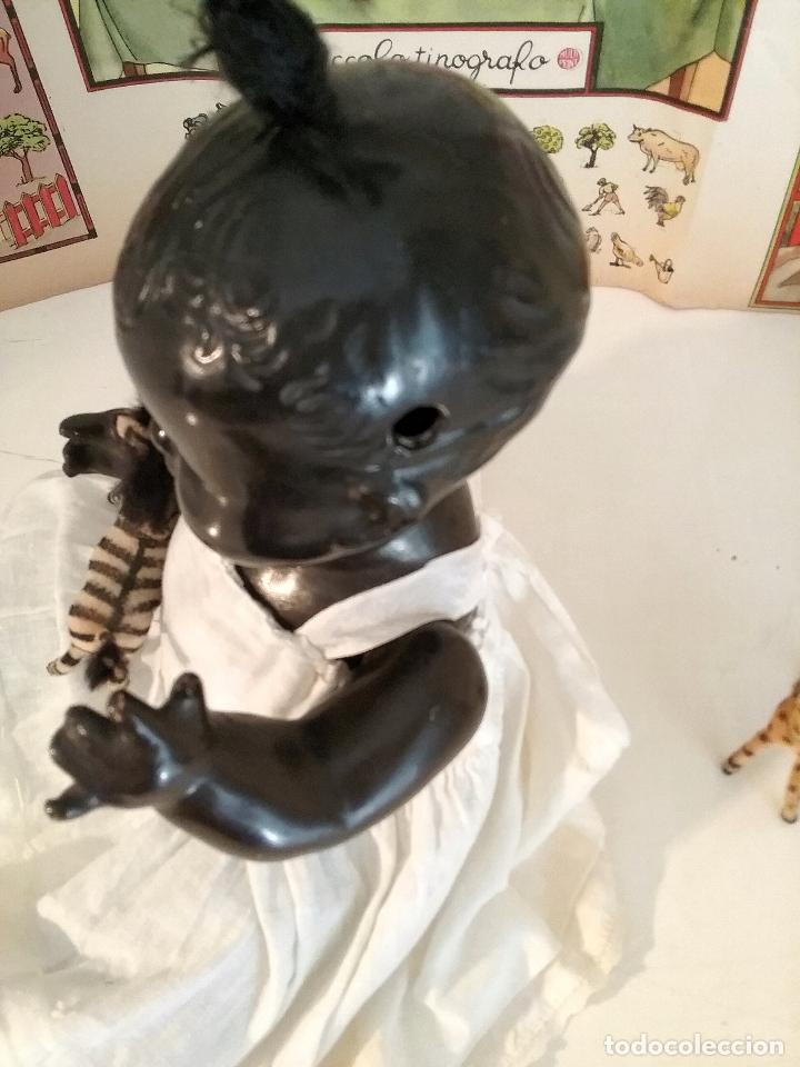 Mu&ntilde;eca espa&ntilde;ola clasica: MU&Ntilde;ECA NEGRITA DE PASTA - Foto 4