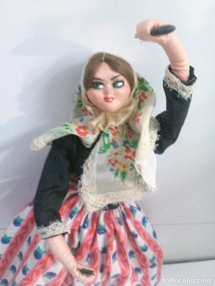 Mu&ntilde;eca espa&ntilde;ola clasica: mu&ntilde;eca de alambre con casta&ntilde;uelas - Foto 3