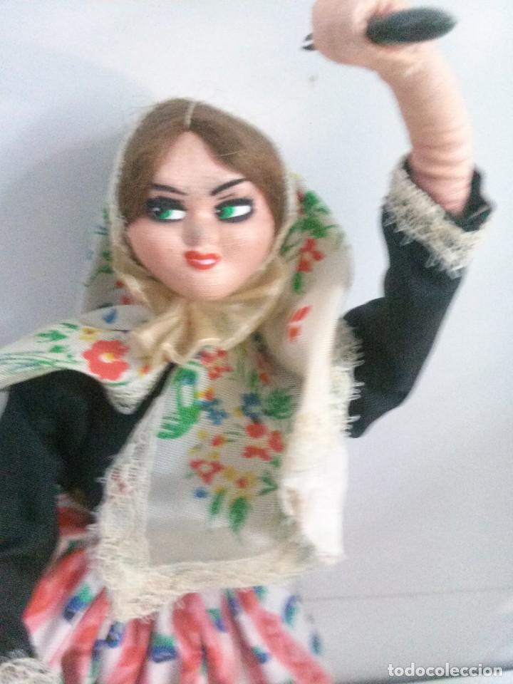 Mu&ntilde;eca espa&ntilde;ola clasica: mu&ntilde;eca de alambre con casta&ntilde;uelas - Foto 4