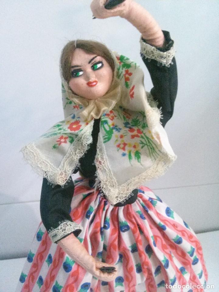 Mu&ntilde;eca espa&ntilde;ola clasica: mu&ntilde;eca de alambre con casta&ntilde;uelas - Foto 13