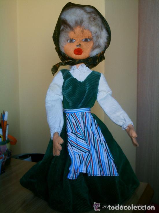 Mu&ntilde;eca espa&ntilde;ola clasica: MU&Ntilde;ECA DE FIELTRO ANTIGUA - Foto 2