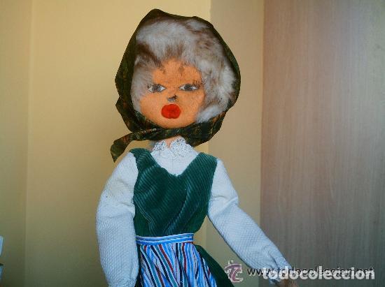 Mu&ntilde;eca espa&ntilde;ola clasica: MU&Ntilde;ECA DE FIELTRO ANTIGUA - Foto 3
