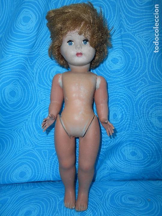 Mu&ntilde;eca espa&ntilde;ola clasica: ANTIGUA MU&Ntilde;ECA TIPO CELULOIDE 38 CM - Foto 1