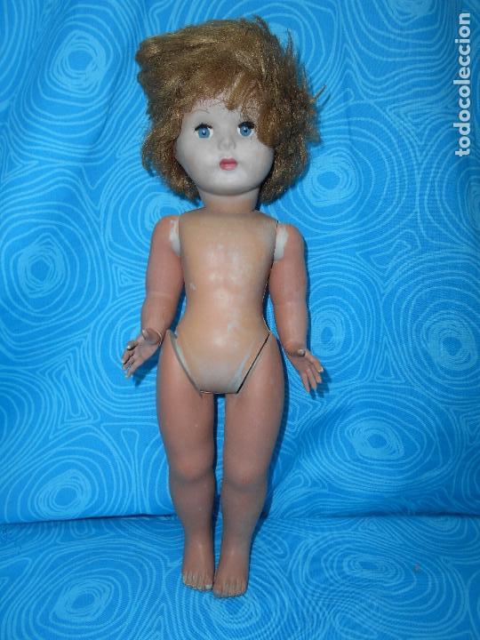 Mu&ntilde;eca espa&ntilde;ola clasica: ANTIGUA MU&Ntilde;ECA TIPO CELULOIDE 38 CM - Foto 2