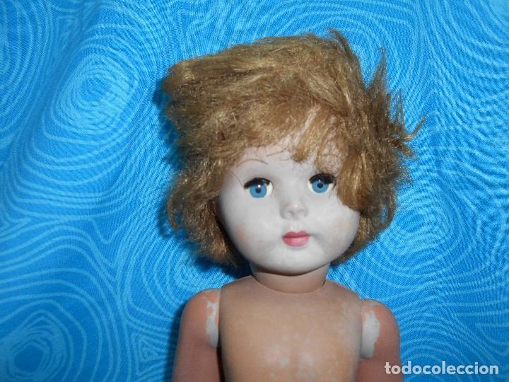 Mu&ntilde;eca espa&ntilde;ola clasica: ANTIGUA MU&Ntilde;ECA TIPO CELULOIDE 38 CM - Foto 3