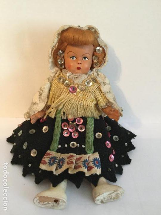Mu&ntilde;eca espa&ntilde;ola clasica: ANTIGUA MU&Ntilde;ECA DE CELULOIDE Y PELO DE MOHER - Foto 1
