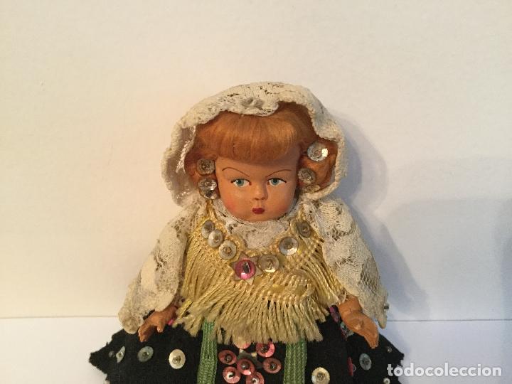 Mu&ntilde;eca espa&ntilde;ola clasica: ANTIGUA MU&Ntilde;ECA DE CELULOIDE Y PELO DE MOHER - Foto 2
