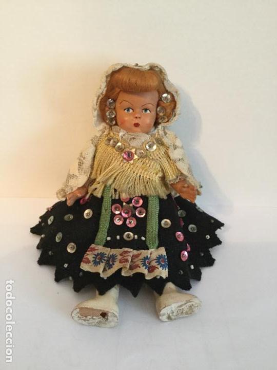 Mu&ntilde;eca espa&ntilde;ola clasica: ANTIGUA MU&Ntilde;ECA DE CELULOIDE Y PELO DE MOHER - Foto 4