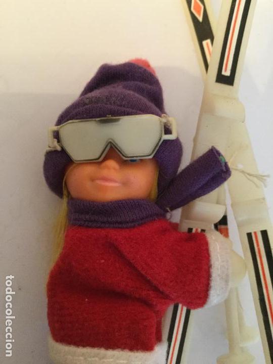 Mu&ntilde;eca espa&ntilde;ola clasica: ANTIGUA MU&Ntilde;ECA VESTIDA DE ESQUIADORA - Foto 3
