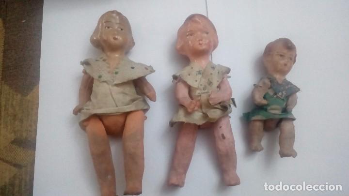 Mu&ntilde;eca espa&ntilde;ola clasica: tres mu&ntilde;ecas antiguas - Foto 1