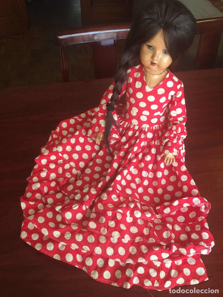 Mu&ntilde;eca espa&ntilde;ola clasica: Preciosa mu&ntilde;eca antigua 68 cm - Foto 11