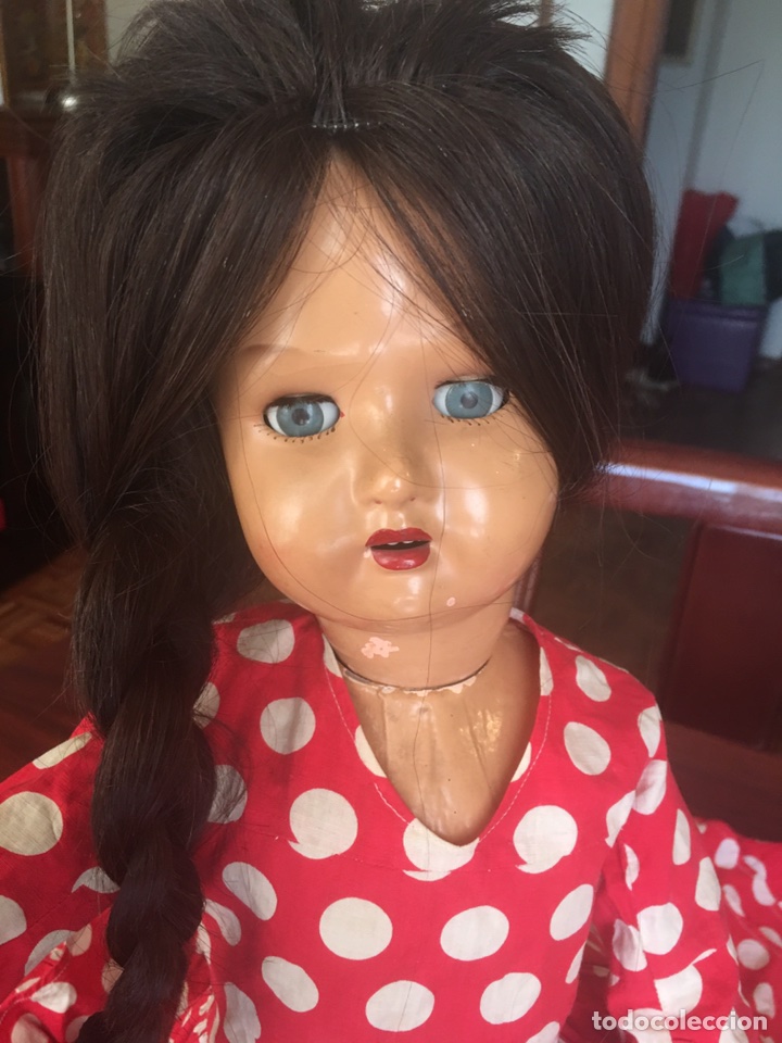 Mu&ntilde;eca espa&ntilde;ola clasica: Preciosa mu&ntilde;eca antigua 68 cm - Foto 2