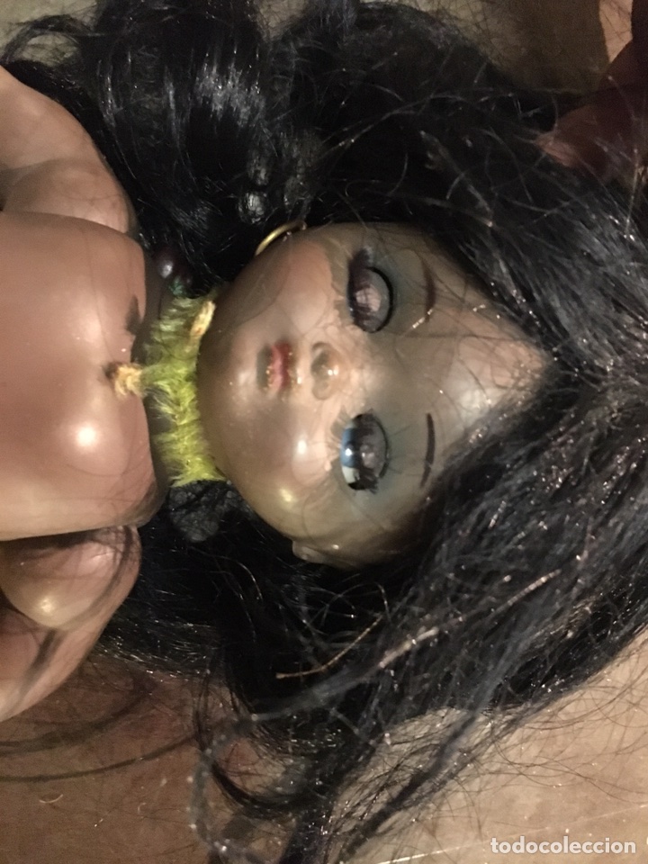 Mu&ntilde;eca espa&ntilde;ola clasica: Anticua mu&ntilde;eca &rdquo;Negrita&rdquo; de celuloide - Foto 3