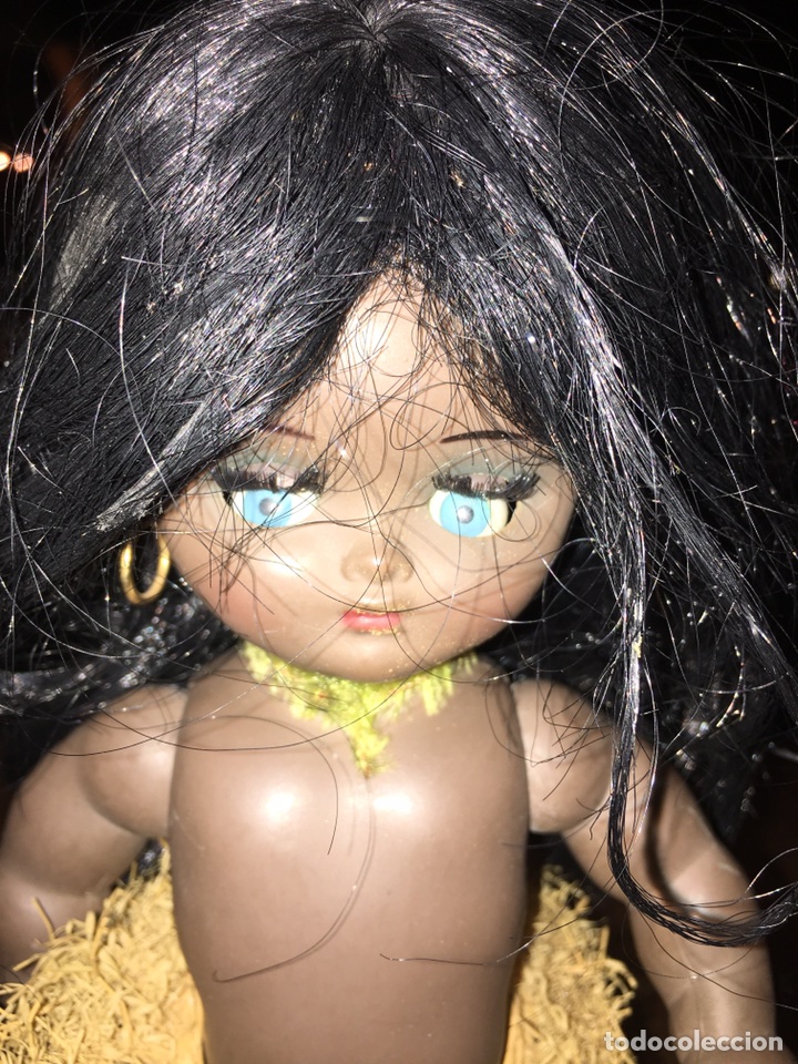 Mu&ntilde;eca espa&ntilde;ola clasica: Anticua mu&ntilde;eca &rdquo;Negrita&rdquo; de celuloide - Foto 4
