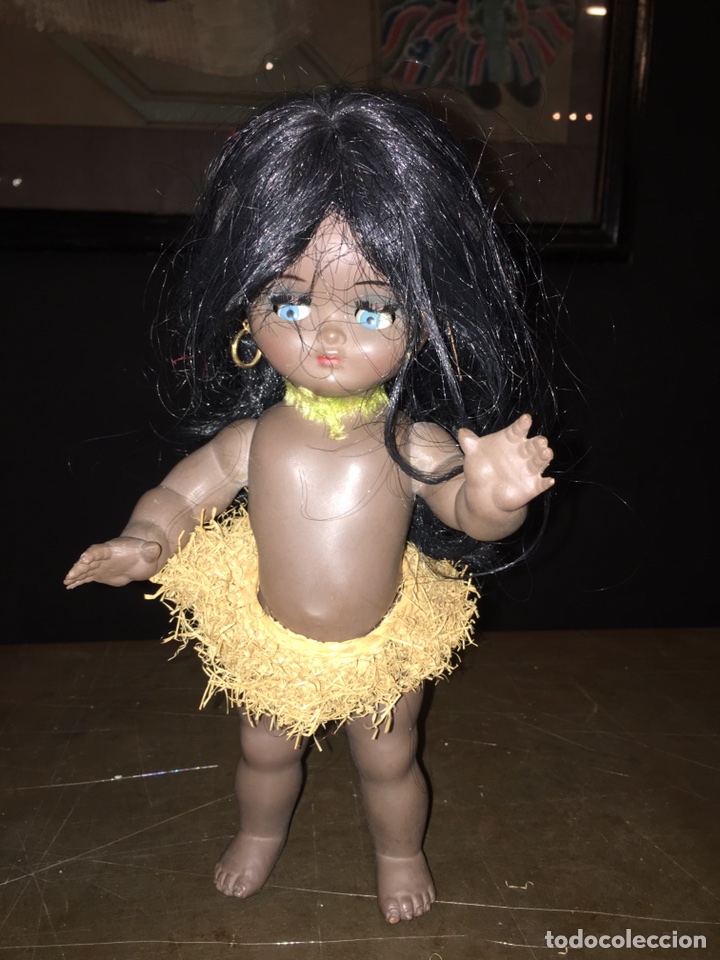 Mu&ntilde;eca espa&ntilde;ola clasica: Anticua mu&ntilde;eca &rdquo;Negrita&rdquo; de celuloide - Foto 6