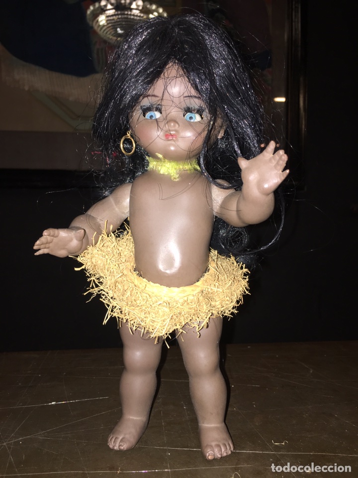 Mu&ntilde;eca espa&ntilde;ola clasica: Anticua mu&ntilde;eca &rdquo;Negrita&rdquo; de celuloide - Foto 7